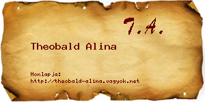 Theobald Alina névjegykártya